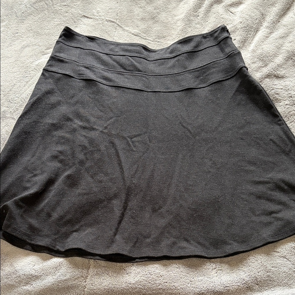 Athleta Black A-Line Skirt